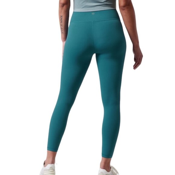EUC Women's ATHLETA Transcend 7/8 Tight Borealis Green | Size XL - Picture 4 of 12